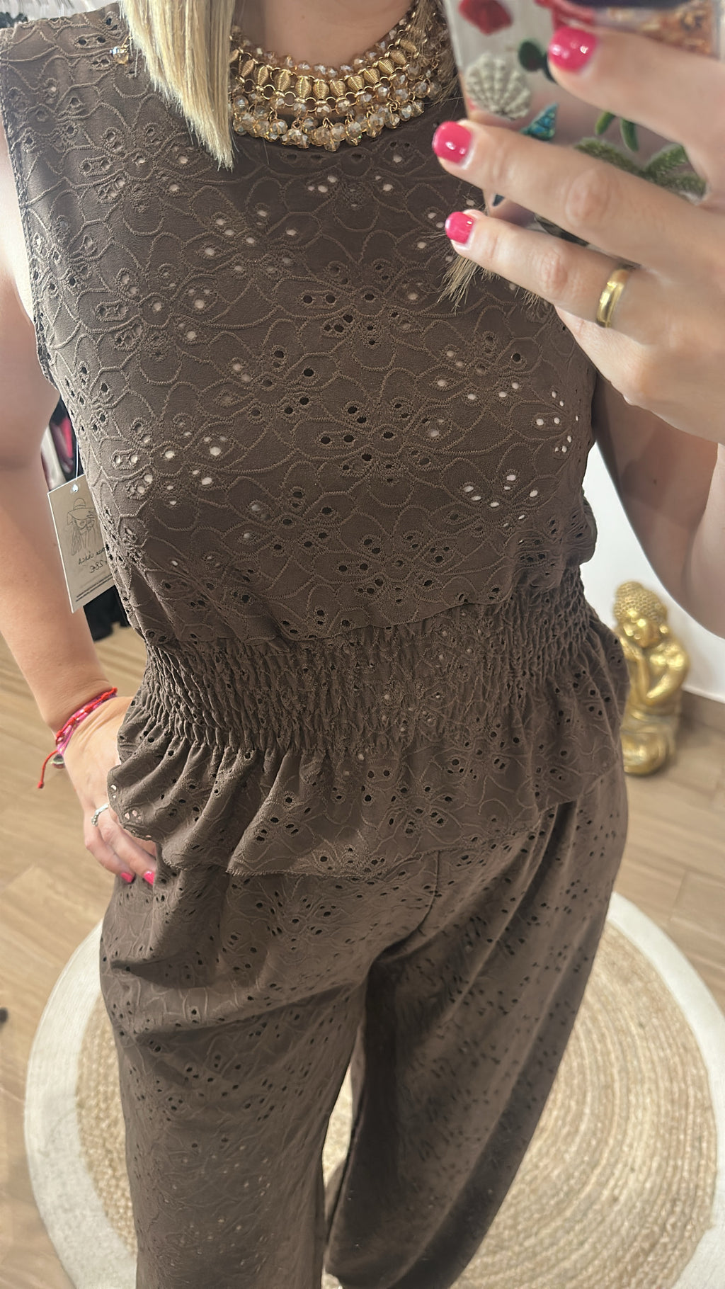 Conjunto Cristina chocolate
