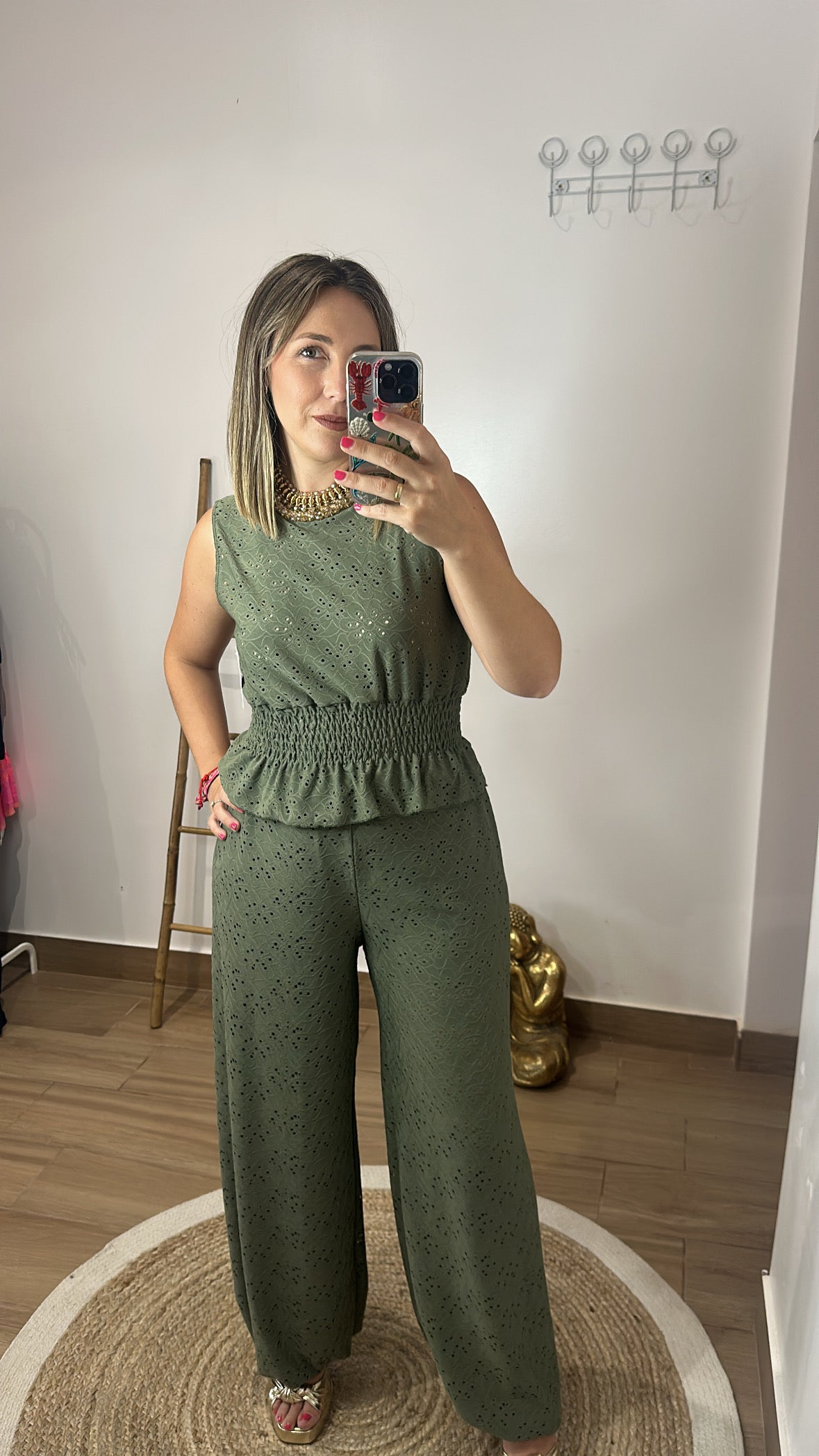 Conjunto Cristina verde