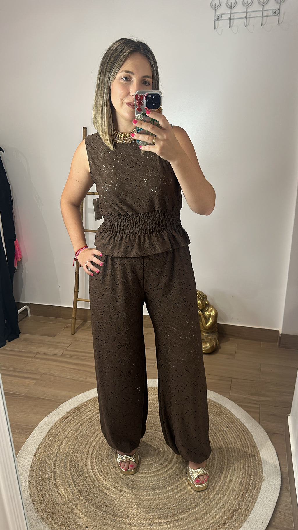 Conjunto Cristina chocolate