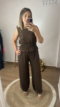 Conjunto Cristina chocolate