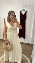 Vestido Alicia beig